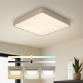 BRILAGI - LED stmievateľné stropné svietidlo POOL SQUARE LED/48W/230V 3000-6000K 50x50 cm béžové + diaľkové ovládanie