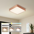 BRILAGI - LED stmievateľné stropné svietidlo POOL SQUARE LED/48W/230V 3000-6000K 50x50 cm bronzové + diaľkové ovládanie