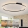 Brilagi - LED stmievateľné stropné svietidlo PORTOFINO LED/85W/230V 3000-6000K pr. 120 cm čierna + diaľkové ovládanie