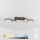 Brilagi - LED stmievateľné stropné svietidlo RINGO LED/34W/230V 3000-6000K 28x84 cm čierna + diaľkové ovládanie