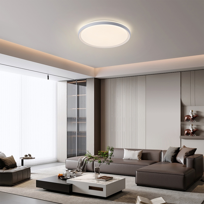 Brilagi - LED stmievateľné stropné svietidlo RIVO LED/72W/230V 3000-6000K biela pr. 50 cm + diaľkové ovládanie