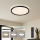 Brilagi - LED stmievateľné stropné svietidlo RIVO LED/72W/230V 3000-6000K čierne pr. 50 cm + diaľkové ovládanie