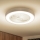 Brilagi - LED Stmievateľné stropné svietidlo s ventilátorom LED/30W/230V 3000-6500K biela + diaľkové ovládanie