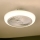 Brilagi - LED Stmievateľné stropné svietidlo s ventilátorom LED/30W/230V 3000-6500K biela + diaľkové ovládanie