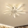 Brilagi - LED Stmievateľné stropné svietidlo s ventilátorom LED/50W/230V 3000-6500K biela + diaľkové ovládanie