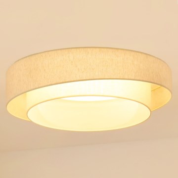 Brilagi - LED Stmievateľné stropné svietidlo SHINE LED/24W/230V 3000/4000/6500K krémová + diaľkové ovládanie