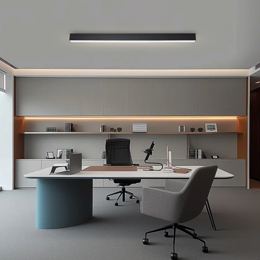 Brilagi - Stmievateľné LED stropné svietidlo SLEEKLINE SMART LED/40W/230V 3000-6000K Wi-Fi Tuya čierna + diaľkové ovládanie