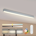 Brilagi - LED stmievateľné stropné svietidlo SLEEKLINE SMART LED/40W/230V 3000-6000K Wi-Fi Tuya strieborné + diaľkové ovládanie