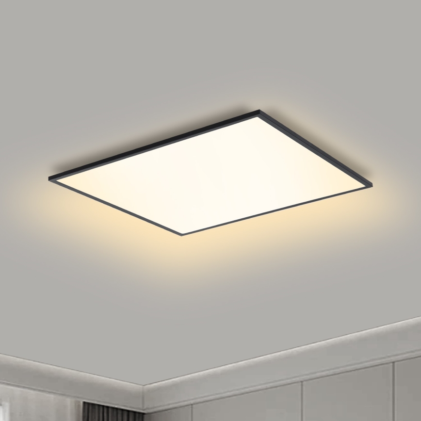 Brilagi - LED Stmievateľné stropné svietidlo SLIMFRAME LED/36W/230V 45x45 cm 3000-6000K čierna + diaľkové ovládanie