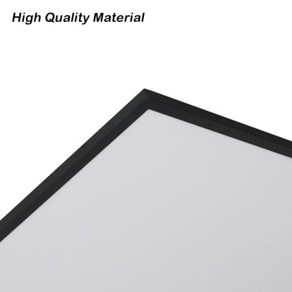 Brilagi - LED stmievateľné stropné svietidlo SLIMFRAME LED/80W/230V 120x60 cm 3000-6000K čierne + diaľkové ovládanie