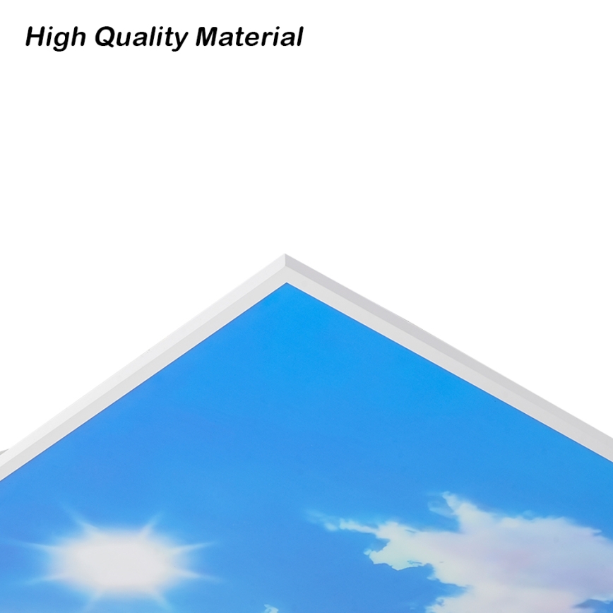 Brilagi - LED stmievateľné stropné svietidlo SLIMFRAME SKY LED/80W/230V 120x60 cm 3000-6000K strieborné/modré + diaľkové ovládanie