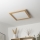 Brilagi - LED Stmievateľné stropné svietidlo SLIMFRAME WOOD LED/36W/230V 49,5x49,5 cm 3000-6000K hnedá + diaľkové ovládanie