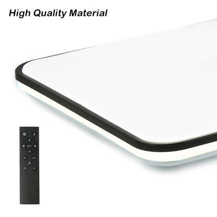 Brilagi - SMART stmievané stropné LED svietidlo LED/24W/230V 43x43 cm 3000-6000K Wi-Fi Tuya Beacon + diaľkové ovládanie