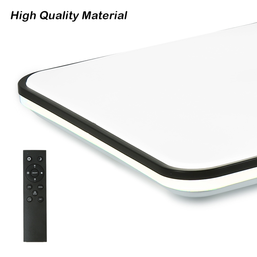 Brilagi - SMART stmievané stropné LED svietidlo LED/24W/230V 43x43 cm 3000-6000K Wi-Fi Tuya Beacon + diaľkové ovládanie