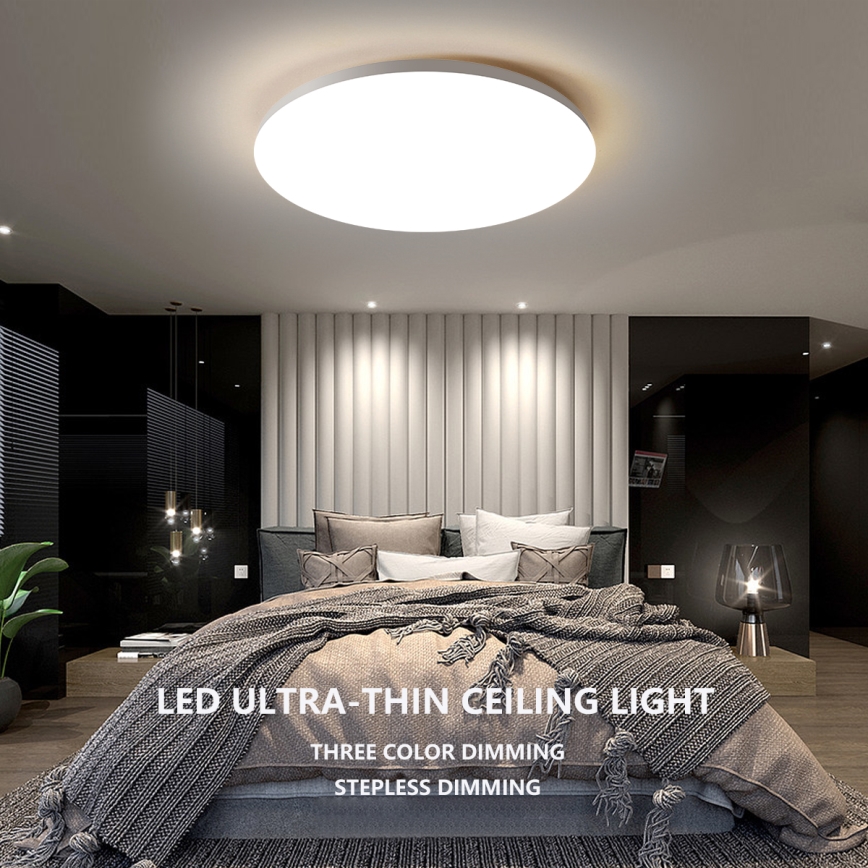 Brilagi - LED Stmievateľné stropné svietidlo SMART LED/36W/230V pr. 48 cm 3000-6000K Wi-Fi Tuya Beacon + diaľkové ovládanie