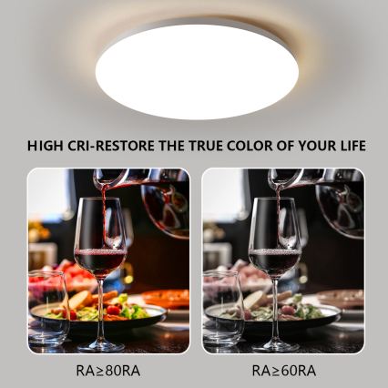 Brilagi - LED Stmievateľné stropné svietidlo SMART LED/36W/230V pr. 48 cm 3000-6000K Wi-Fi Tuya Beacon + diaľkové ovládanie