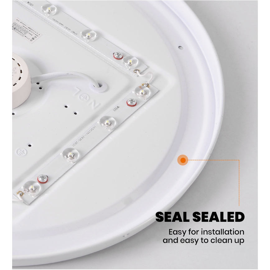 Brilagi - LED Stmievateľné stropné svietidlo SMART LED/36W/230V pr. 48 cm 3000-6000K Wi-Fi Tuya Beacon + diaľkové ovládanie