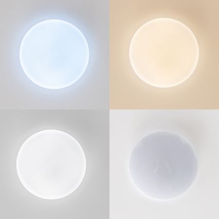 Brilagi - LED Stmievateľné stropné svietidlo SMART STARS LED/24W/230V pr. 38 cm 3000-6000K Wi-Fi Tuya Beacon + diaľkové ovládanie