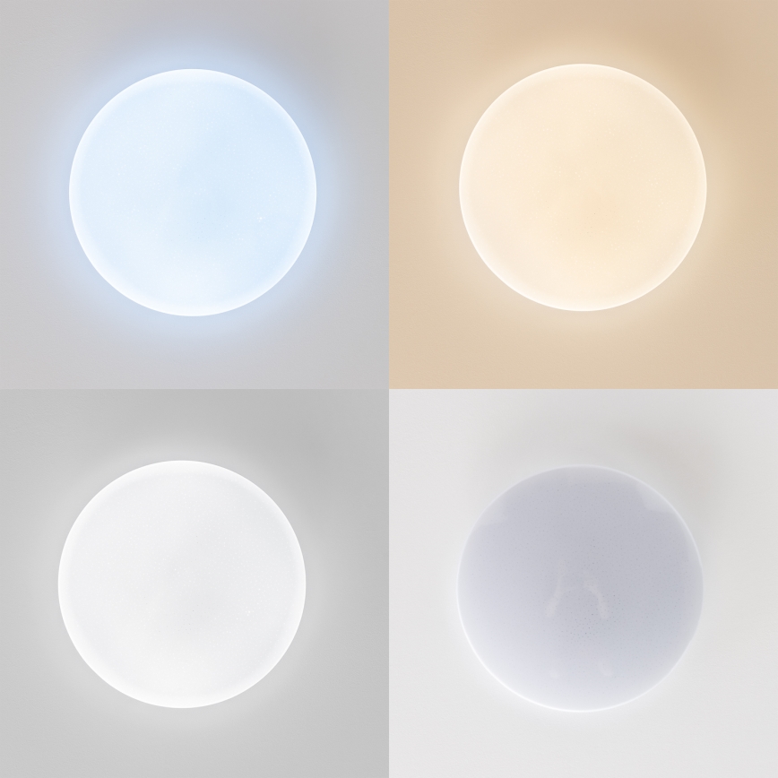 Brilagi - LED stmievateľné stropné svietidlo SMART STARS LED/36W/230V priemer 48 cm 3000-6000K Wi-Fi Tuya Beacon + diaľkové ovládanie