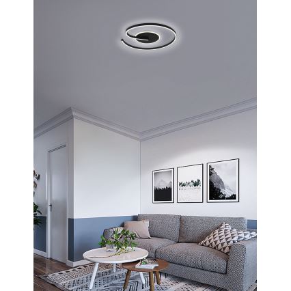 Brilagi - LED Stmievateľné stropné svietidlo SPIRAL LED/56W/230V 3000/4000/6000K + diaľkové ovládanie