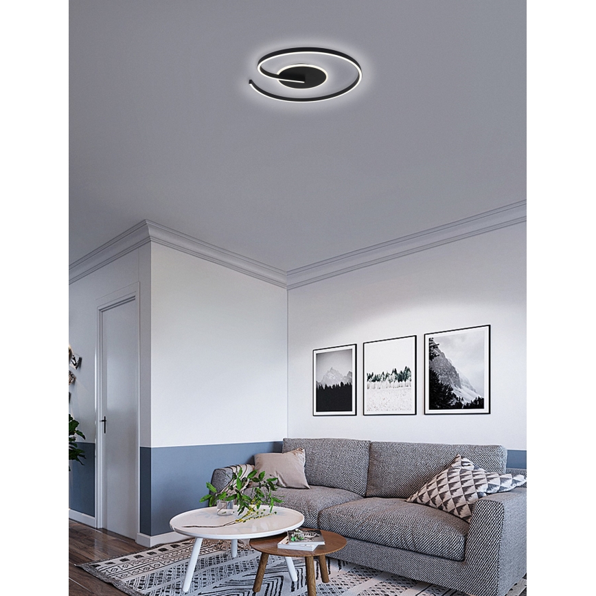 Brilagi - LED Stmievateľné stropné svietidlo SPIRAL LED/56W/230V 3000/4000/6000K + diaľkové ovládanie
