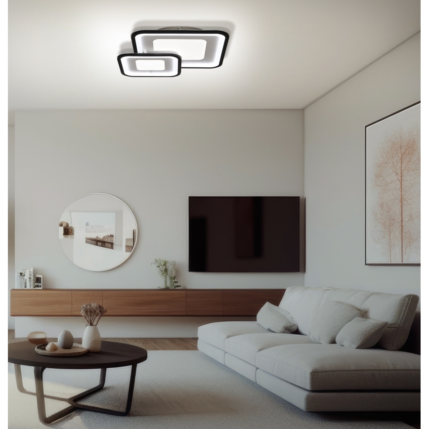 Brilagi - LED Stmievateľné stropné svietidlo TANDORA LED/49W/230V 3000/4000/6000K + diaľkové ovládanie