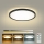 Brilagi - LED stmievateľné stropné svietidlo ULTRA SLIM LED/18W/230V 2700-6500K priemer 30 cm čierna + diaľkové ovládanie