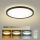 Brilagi - LED stmievateľné stropné svietidlo ULTRA SLIM LED/24W/230V 2700-6500K pr. 42 cm čierne + diaľkové ovládanie