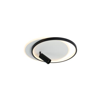 Brilagi - LED stmievateľné stropné svietidlo UNITY LED/48W/230V + 1xGU10/3W 3000-6000K 39x45 cm biela/čierna + diaľkové ovládanie