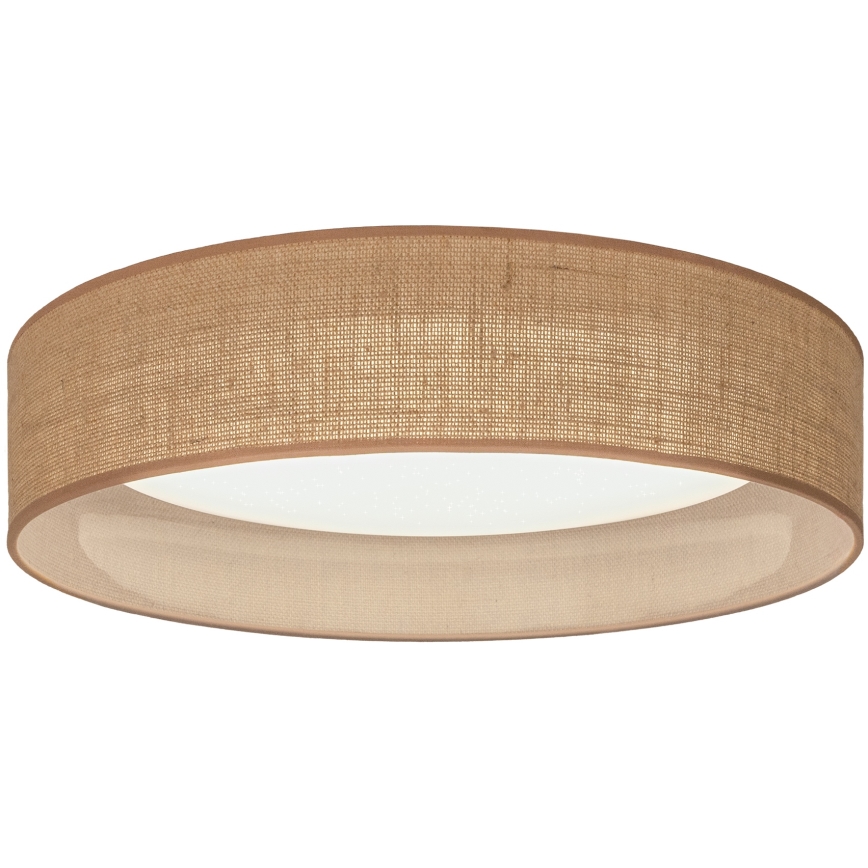 BRILAGI - LED stmievateľné stropné svietidlo VELVET SMARTIX STARS LED/24W/230V 3000-6000K priemer 45 cm béžové Wi-Fi Tuya Beacon + diaľkové ovládanie