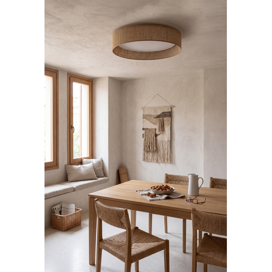 BRILAGI - LED stmievateľné stropné svietidlo VELVET SMARTIX STARS LED/36W/230V 3000–6000 K priemer 55 cm béžová Wi-Fi Tuya Beacon + diaľkové ovládanie