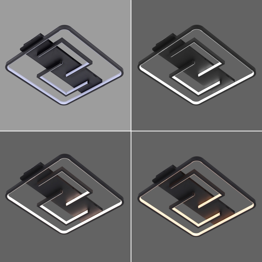 Brilagi - LED Stmievateľné stropné svietidlo VELO LED/34W/230V 3000/4000/6000K + diaľkové ovládanie