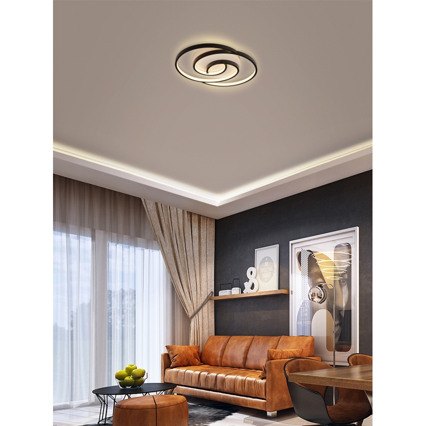 Brilagi - LED Stmievateľné stropné svietidlo VELO LED/52W/230V 3000/4000/6000K + diaľkové ovládanie