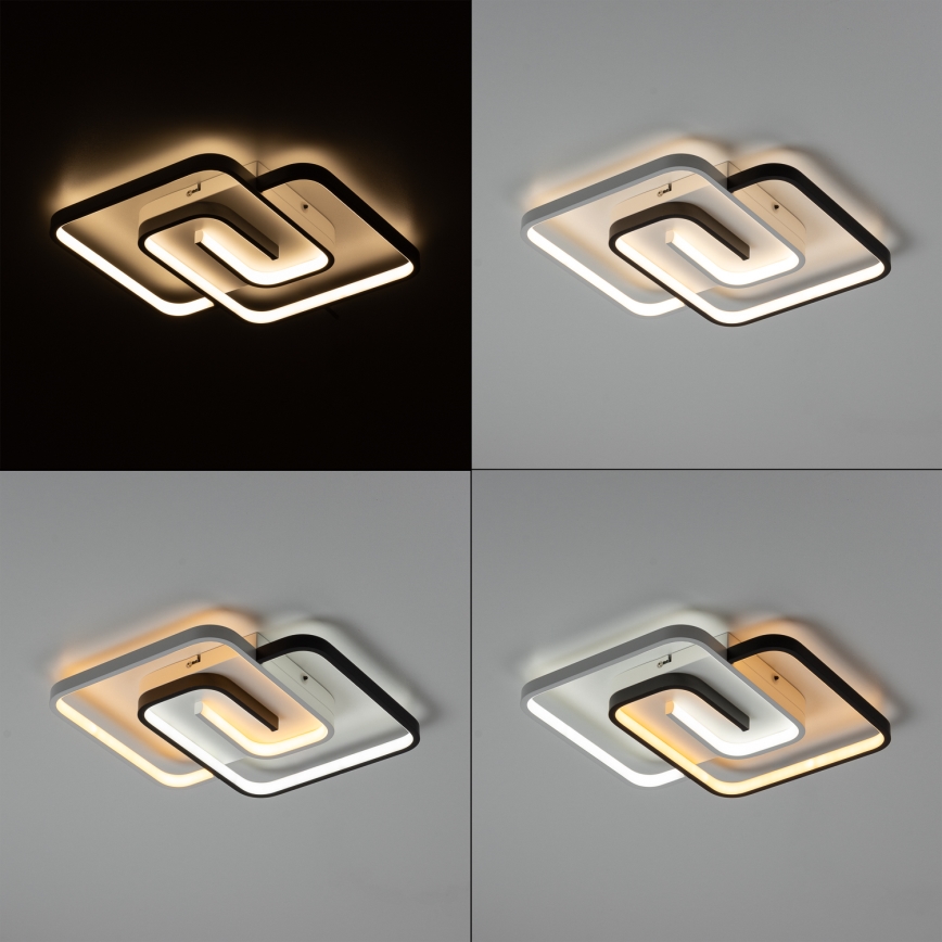 Brilagi - LED Stmievateľné stropné svietidlo VELO LED/64W/230V 48x48 cm 3000-6500K + diaľkové ovládanie