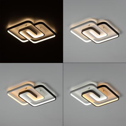 Brilagi - LED Stmievateľné stropné svietidlo VELO XL LED/98W/230V 3000-6500K 61x61 cm + diaľkové ovládanie