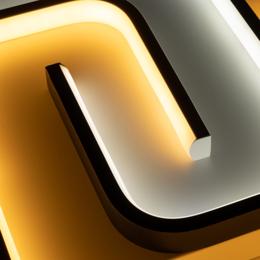 Brilagi - LED Stmievateľné stropné svietidlo VELO XL LED/98W/230V 3000-6500K 61x61 cm + diaľkové ovládanie