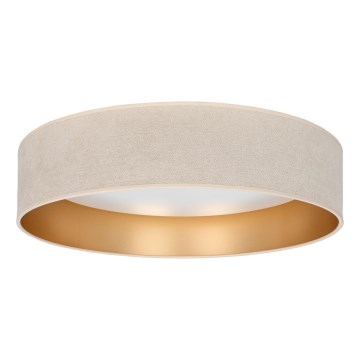 Brilagi - LED stmievateľné stropné svietidlo VELVET SMART VARI LED/24W/230V 3000-6500K pr. 45 cm krémová/zlatá + diaľkové ovládanie