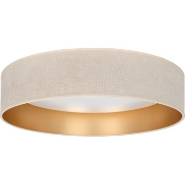 Brilagi - LED stmievateľné stropné svietidlo VELVET SMART VARI LED/36W/230V 3000-6500K pr. 55 cm krémová/zlatá + diaľkové ovládanie