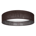 Brilagi - LED stmievateľné stropné svietidlo VELVET SMARTIX LED/24W/230V 3000-6000K pr. 45 cm hnedá Wi-Fi Tuya Beacon + diaľkové ovládanie