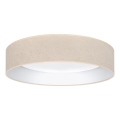 Brilagi - LED stmievateľné stropné svietidlo VELVET SMARTIX LED/24W/230V 3000-6000K pr. 45 cm krémová Wi-Fi Tuya Beacon + diaľkové ovládanie