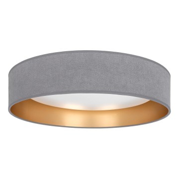 Brilagi - LED stmievateľné stropné svietidlo VELVET SMARTIX LED/24W/230V 3000-6000K pr. 45 cm šedá/zlatá Wi-Fi Tuya Beacon + diaľkové ovládanie