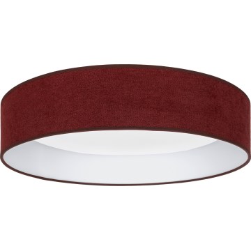 Brilagi - LED stmievateľné stropné svietidlo VELVET SMARTIX LED/24W/230V 3000-6000K pr. 45 cm vínová Wi-Fi Tuya Beacon + diaľkové ovládanie