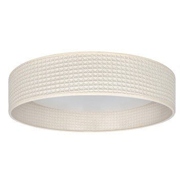 Brilagi - LED stmievateľné stropné svietidlo VELVET SMARTIX LED/24W/230V 3000-6000K priemer 45 cm krémové Wi-Fi Tuya Beacon + diaľkové ovládanie