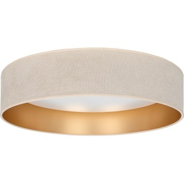 Brilagi - LED Stmievateľné stropné svietidlo VELVET SMARTIX LED/36W/230V 3000-6000K pr. 55 cm krémová/zlatá Wi-Fi Tuya Beacon + diaľkové ovládanie