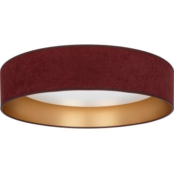 Brilagi - LED stmievateľné stropné svietidlo VELVET SMARTIX LED/36W/230V 3000-6000K pr. 55 cm vínová/zlatá Wi-Fi Tuya Beacon + diaľkové ovládanie