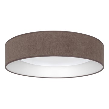 Brilagi - LED stmievateľné stropné svietidlo VELVET SMARTIX LED/36W/230V 3000-6000K priemer 55 cm hnedá Wi-Fi Tuya Beacon + diaľkové ovládanie