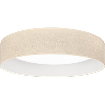 Brilagi - LED stmievateľné stropné svietidlo VELVET SMARTIX LED/36W/230V 3000-6000K priemer 55 cm krémová Wi-Fi Tuya Beacon + diaľkové ovládanie