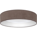 Brilagi - LED Stmievateľné stropné svietidlo VELVET SMARTIX STARS LED/24W/230V 3000-6000K pr. 45 cm hnedá Wi-Fi Tuya Beacon + diaľkové ovládanie