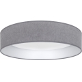 Brilagi - LED stmievateľné stropné svietidlo VELVET SMARTIX STARS LED/24W/230V 3000-6000K pr. 45 cm sivá Wi-Fi Tuya Beacon + diaľkové ovládanie