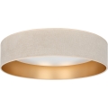Brilagi - LED stmievateľné stropné svietidlo VELVET SMARTIX STARS LED/36W/230V 3000-6000K pr. 55 cm krémová/zlatá Wi-Fi Tuya Beacon + diaľkové ovládanie